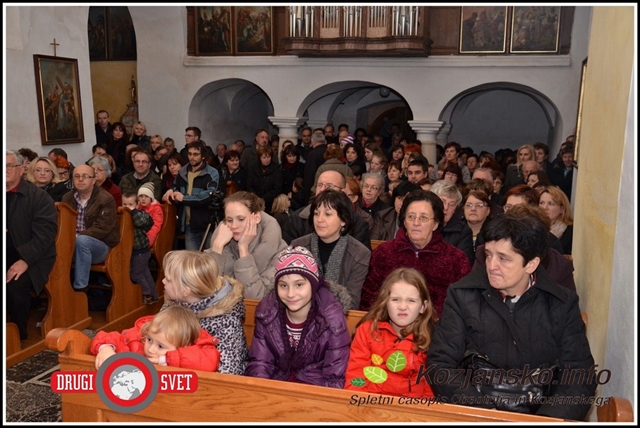 Tradicionalni božični koncert je napolnil farno cerkev v Bistrici ob Sotli